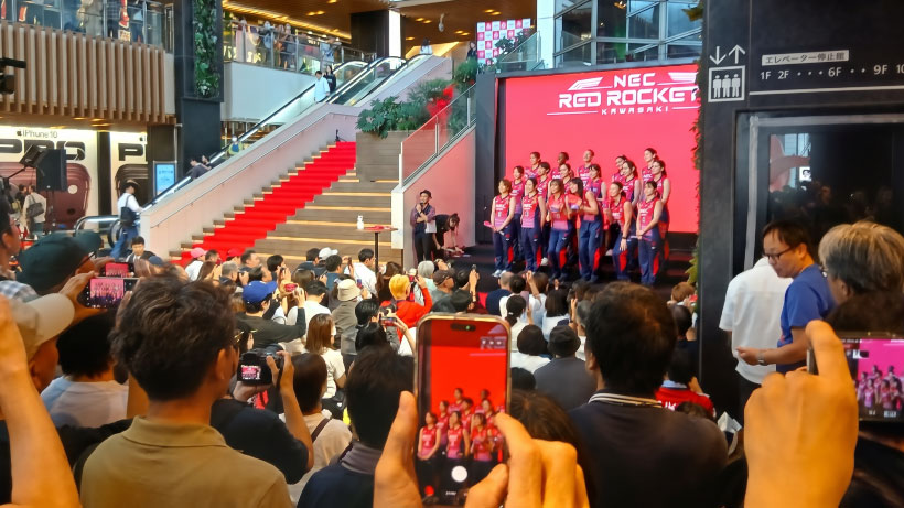 2026-27シーズン NECレッドロケッツ川崎 LIFT OFF 発射式