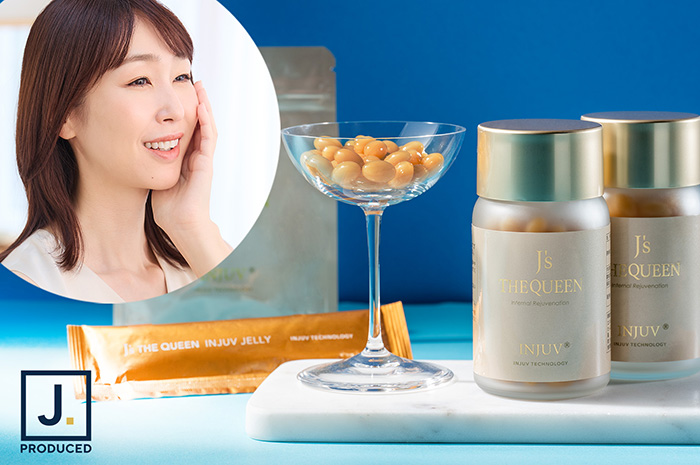J's THE QUEEN INJUV 2個 J's THE QUEEN INJUV インジュヴ 鶏冠完全分解物配合美容サプリ